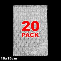 20/60/100PCS Bubble Cushion Wrap Bags Bulk Transparent Double Wall Bubble Wrap Pouches Shockproof Clear Shipping Packing Bags
