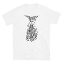 King under the Stars, Tattoo Inspired, Street Art Unisex T-Shirt S įvairiaspalvis