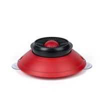 Anti-Choking Dog Licking Bowl Food-Grade Non-Slip Base Liquid Slow Bowls Massage Dot with Rolling Ball Slow Feeder Dog Bowl raudona