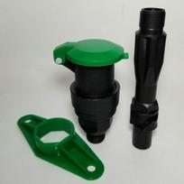 6-Minute DN20 Quick-Connect Plastic Water Outlet Valve for Garden and Lawn Irrigation. Middle East žalia