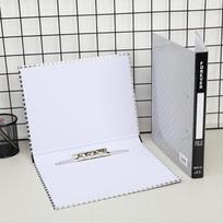 Durable Dual-Hole Quick Clip A4 Cardboard File Folder