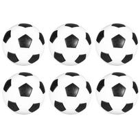 32 mm stalo futbolo kamuoliukai atsarginiai mini juodi ir balti futbolo kamuoliai juodas ir baltas futbolas stalo futbolas žaidžiant