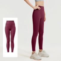 New summer yoga trousers for women nude sports fitness high waisted buttocks tummy control slimming yoga pants female S