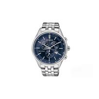 CITIZEN Ecology Drive kolekcijos Saulės kvarcinis mechanizmas Nerūdijančio plieno apyrankė Laikrodis Vyriški laikrodžiai AT2140-55L Blue Dial
