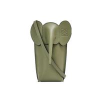 Loewe dramblio formos peties rankinė avokado žalia spalvos moteriškos peties rankinės C623B02X04-3949 Basic Set (Bag+Dust Bag)