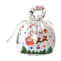 Christmas Treat Bag Cloth Efficient Decorative Storage for Apples Candies Gifts small