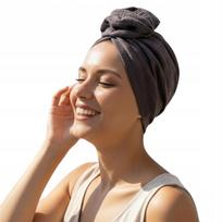 Klasyczny Turban Z Różą Mussa 058 Z Muślinu Bawełnianego Komfort I Styl