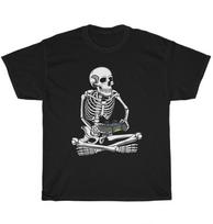 Halloween Skeleton Gaming Spooky Video Game Gamer T-Shirt Unisex Funny Tee Gift S įvairiaspalvis