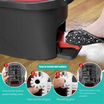 2 VNT Mop kibiras Pedalas Šluotos Pavara Sukimas Pakeitimas Vienpusis Sankabos Kibiro Guolis Ocedar Vilida Easywring RinseClean NONE