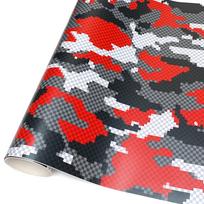 PVC Vinyl Wrap Car Decorating Self-Adhesive Anti-Scratch Air-release Sticker for Car Wrapping Film Vehicle Decoration Stickers 10x150cm raudona