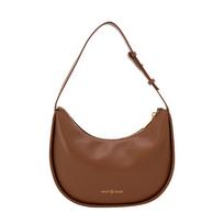 Women's Brand Soft Leather Shoulder Crossbody Bag Ladie Cowhide Message Half Moon Tote Bags Luxury Designer Handbags Woman KTY ruda