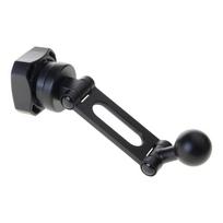Reguliuojamas Laikiklio Prailgintuvas, Moteriškas į Vyrišką Galvos Adapteris, 17 mm Rutulinio Sąnario Prailgintuvas, Automobilio Ventiliacijos Angos Telefono Laikiklio Priedas 1 black