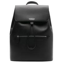 Burberry Grūdėtas Patikrintas Logotipas Odinis Kuprinė Vyriška kuprinė Juoda 81046981 Basic Set (Bag+Dust Bag)