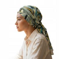 Moterų Turbanas Benay Wek-524 Stilingas Kaklaskaris, Taip Pat Rišamas Po Chemoterapijos