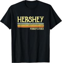Vintage Hershey Pennsylvania PA Souvenir Gift TShirt Unisex T-Shirt S įvairiaspalvis