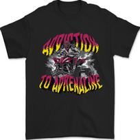 Quad Biking Adrenaline ATV Biker Off Road Unisex T-shirt S įvairiaspalvis