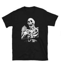 Horrors Blockchain Gaming Skeleton Meme Unisex T-Shirt Black Promo XL 232 S įvairiaspalvis