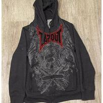Y2K Cyber Grunge Emo Zip Up Sweatshirts Vintage Graphics Print Kpop Aesthetic Gothic Clothes Clothes S