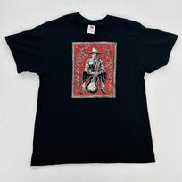 Fruit Of The Loom Shirt Mens Large Black Skeleton Cowboy Guitar Graphic Band Tee S įvairiaspalvis