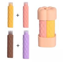 New Travel Sub-bottling 4-in-1 Silicone Sub-bottling Set Convenient Shampoo Shower Gel Sub-bottling