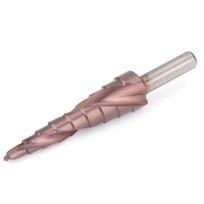 Triangular Shank Hole Opening Tool Cobalt Coating Step Drill Bit Set Step Drill Bit  Large Bit 4-12B(9steps)