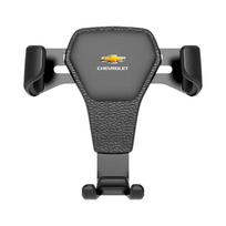 Car Air Vent Universal Smartphone Bracket Car Phone Holder Mount Stand GPS Support for Chevrolet Malibu Trax Cruze Spark Captiva juoda