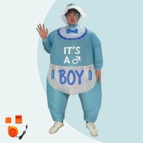 Cute Baby Inflatable Prank Costume - Cartoon Mascot Prop One Size