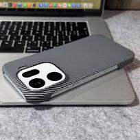 For OPPO Find X9 Pro Case Matte Hard PC Carbon Fiber Texture Pattern Non-slip Protect Phone Cover For OPPO Find X9 Shell Bumper OPPO Find X9 Pro pilka spalva