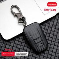 Matinis raktų dangtelis Toyota Corolla RAV4 Highlander 8th Camry CHR automobilių raktams, patvari apsauga