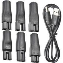 Replacement Power Cords 5V USB Adapters for Electric Hair Clippers Beard Trimmers Shavers Beauty Tools and Desk Lamps hwyNO.367