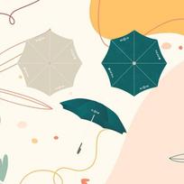 Meixiaoman Plain Nylon Umbrella Bulk Pack
