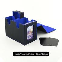 PU Window-Opening Card Box for 160+ Pokémon, Yu-Gi-Oh!, Magic: The Gathering and Commander Tokens