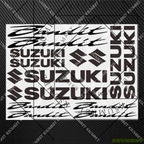 AAGK1 Suzuki Bandit Lipdukai Motociklo Lipdukas Decal Bandit 1200 1250 650 Lipdukai juoda