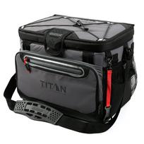Titan Deep Freeze šaltkrepšys 16L 30 Pilka Limited Edition spalva Titan užtrauktuko neturintis izoliuotas minkštas šaltkrepšys Puikiai tinka ir lauko veiklai (Laiko skardines) pilka spalva