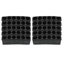 10pcs Screwdriver Holder Storage Organizer Set 6/11 Holes 1/4 Inch Hex Screwdriver Drill Bit Stand Case Power Tools