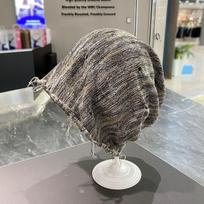 Spring Autumn Tie-dye Gradient Color Ripped Hole Vintage Beanie Knitted Hat Man Woman Hip Hop Punk Pullover Cap Head Cover One Size(56-58cm)