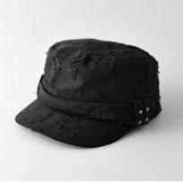 2025 Vintage Ripped Hole Hip Hop Punk Flat Cap Man Korean Fashion Rivet Distressed Hats For Woman One Size