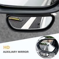 Automobilio stiliaus aklosios zonos veidrodėlis Automobilinis Motociklas Automobilio galinio vaizdo veidrodėlis Ypač plataus kampo reguliuojamas galinio vaizdo veidrodėlis juoda