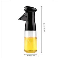Black Kitchen Oil Bottle Cooking Oil Spray 230ml Pneumatic Spray Bottle Fitness Barbecue Spray Oil Dispenser juoda