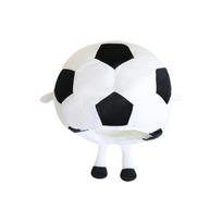 Juokinga naujiena 3D futbolo galvos apdangalas pliušinė kepurė su judančiu dizainu teminiam sporto futbolo žaidimui ir lauko veiklai 1