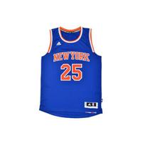 Adidas Krepšinio Marškinėliai Be Rankovių Rožiniai 25 New York Knicks Išvykos Vyriški Marškinėliai Tamsiai Mėlyni CB9702 S