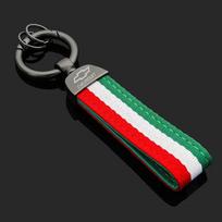 vkcy2 Car Styling Keychain Leather Woven Rope KeyRing for Chevrolet Blazer Aveo Captiva Trax Orlando Cruze Spark Silverado Colorado