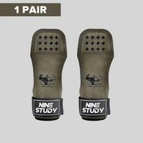 1 Pair Biceps Flexion Muscle Man Wrist Straps Thicken Deadlift Power Straps  Pull-ups žalia
