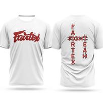 Men's Pure Cotton T-shirt Combat Suit Fairtex Printed Sports Comfortable Breathable Loose Short Sleeved Women's Top S