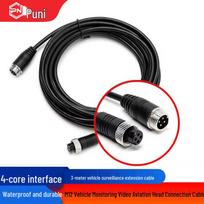 Puni GX12 4-Pin Vehicle Camera Aviation Extension Cable