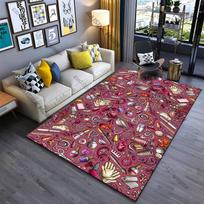 Beauty care tools pattern carpet Yoga living room room decor children's crawling mat doormat area rug games mat 40x60cm
