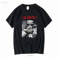New Rare Ya Basta Sub Comandante Marcos EZLN Emiliano Zapata Retro T Shirt Vintage Style Long or Short Sleeves Vintage Washed... S įvairiaspalvis