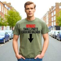Small Parts Choking | Present Novelty Joke | Men#039;s TShirt Gift Idea Tee Top Unisex T-Shirt S įvairiaspalvis
