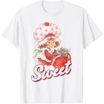 Strawberry Shortcake Vintage Sweet Portrait T-Shirt S įvairiaspalvis