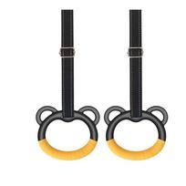 Non-Slip Pull Up Bar Durable Fitness Exercise Ring Gym Ring Gymnastic Rings  Gymnastics Equipment